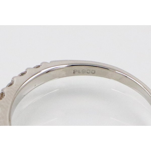 PT900 ダイアイリリング 0.50ct 2.80g　刻印