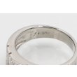 水野薫子 PT900 ダイアイリリング 0.21ct 9.20g　刻印