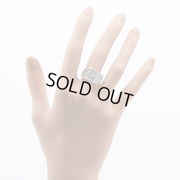 水野薫子 K18WG ダイアイリリング 0.32ct 7.00g　装着イメージ