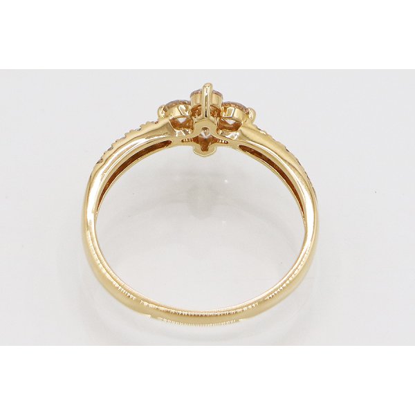 K18 ダイアイリリング 0.50ct 2.10g　内側