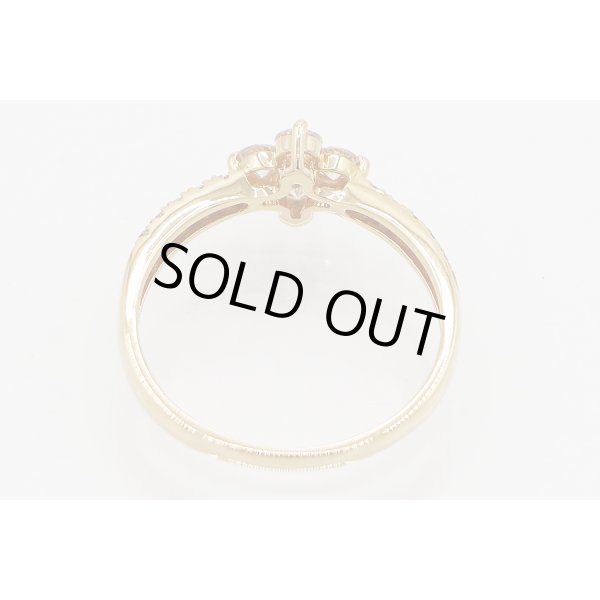 K18 ダイアイリリング 0.50ct 2.10g　内側