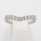 画像: PT900 ダイアイリリング 0.31ct 4.50g