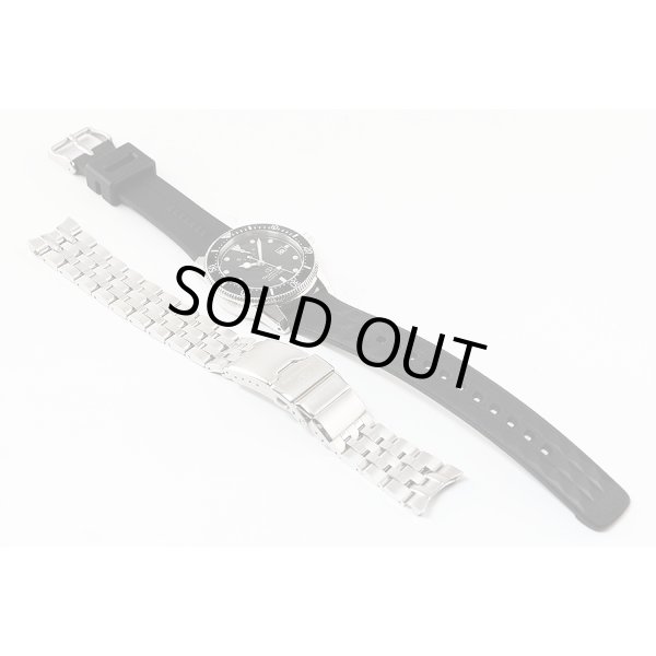 オリエントスター　スポーツダイバー１９６４　ＲＫ－ＡＵ０６０１Ｂ　黒文字盤　替えラバーベルト状態　表面