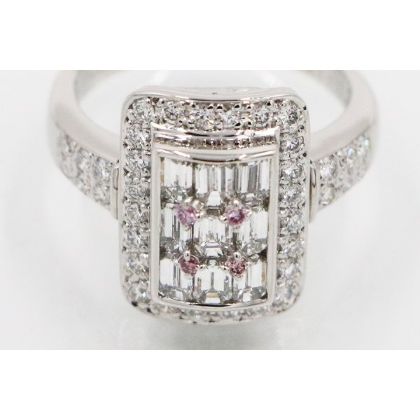 PT900 ダイアイリリング 1.00ct 0.58ct 9.10g　拡大