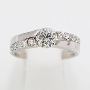 画像: PT900 ダイアイリリング 0.700ct 0.30ct 5.10g