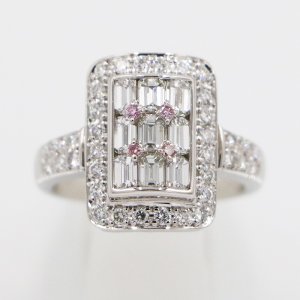 画像: PT900 ダイアイリリング 1.00ct 0.58ct 9.10g