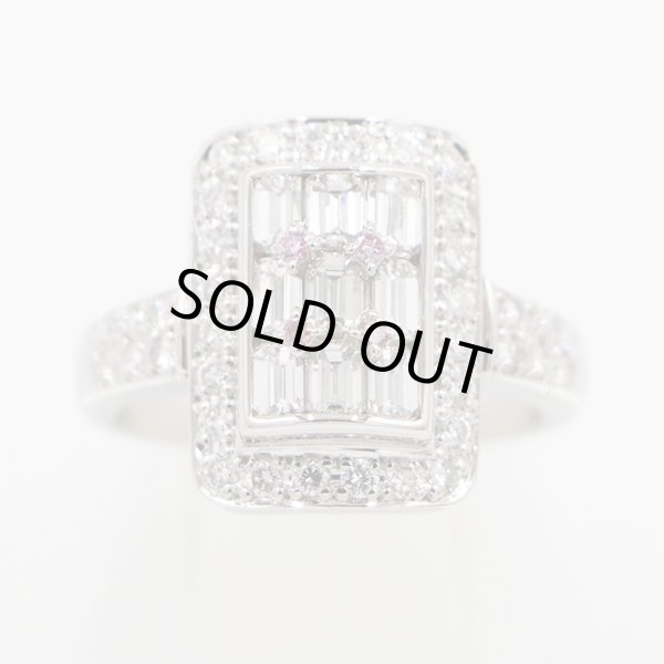 PT900 ダイアイリリング 1.00ct 0.58ct 9.10g