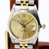 画像: ロレックス　デイトジャスト　１６２３３　シャンパン文字盤  Ｌ番