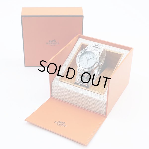 エルメス　クリッパーダイバー３８　ＣＬ７．７１０　白文字盤　箱