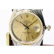 ロレックス　デイトジャスト　１６２３３　シャンパン文字盤  Ｌ番　表面拡大