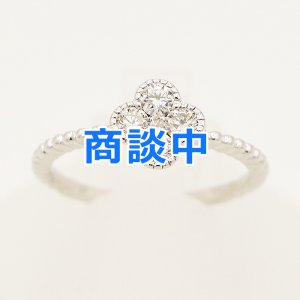 画像: K18WG ダイアイリリング 0.50ct 2.90g