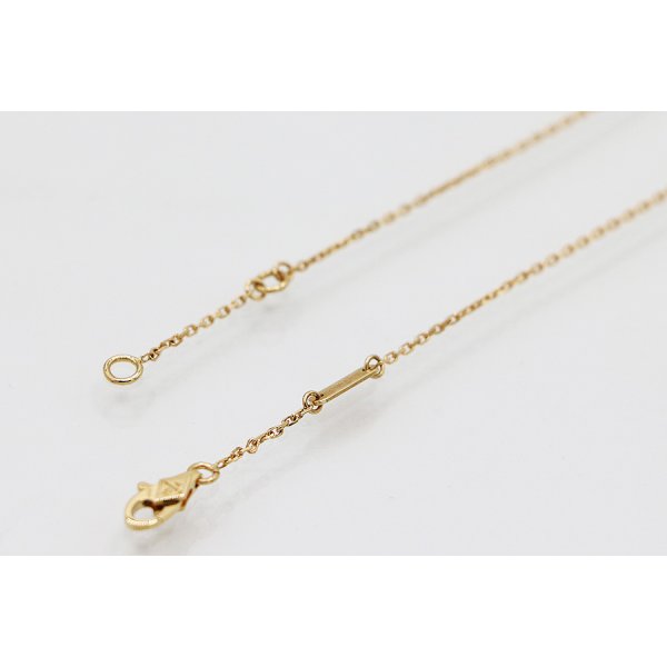 ヴァンクリーフ＆アーペル　750YG スウィート パピヨンペンダントネックレス 3.00g　留め具外したイメージ