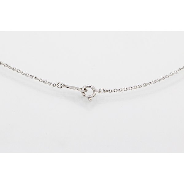 ミキモト　K18WG/PG エナメル パール ダイアイリペンダントネックレス 8.80g　留め具