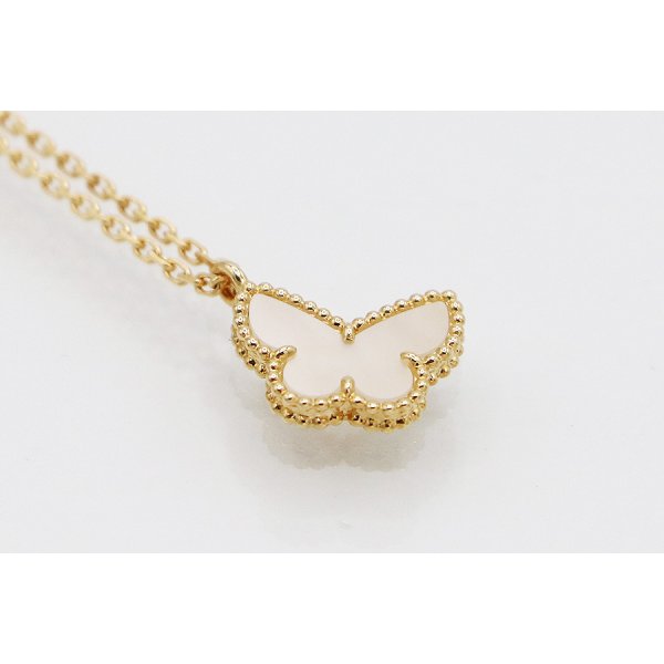 ヴァンクリーフ＆アーペル　750YG スウィート パピヨンペンダントネックレス 3.00g　裏面