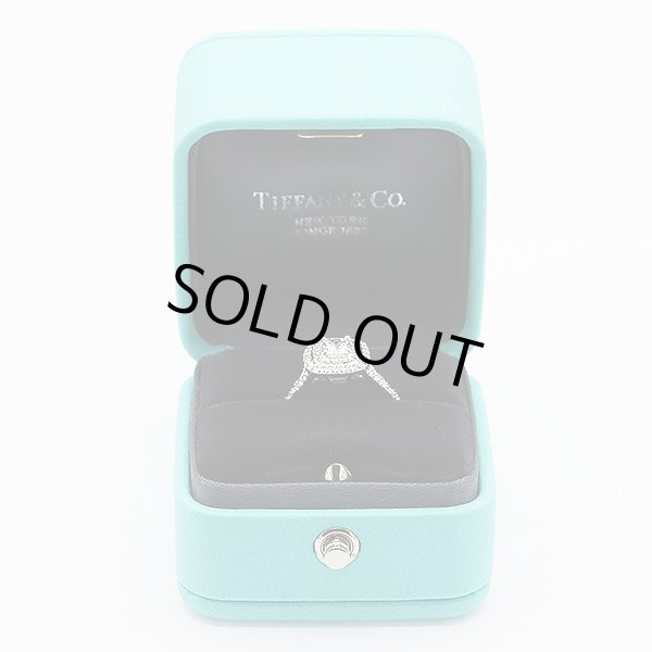 ティファニー　PT950 ソレスト クッションカット ダイアイリリング 5.90g　箱