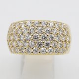 画像: ミキモト　K18 ダイアイリリング 2.77ct 10.90g