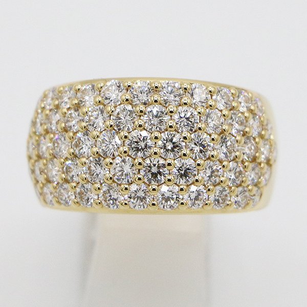 ミキモト　K18 ダイアイリリング 2.77ct 10.90g