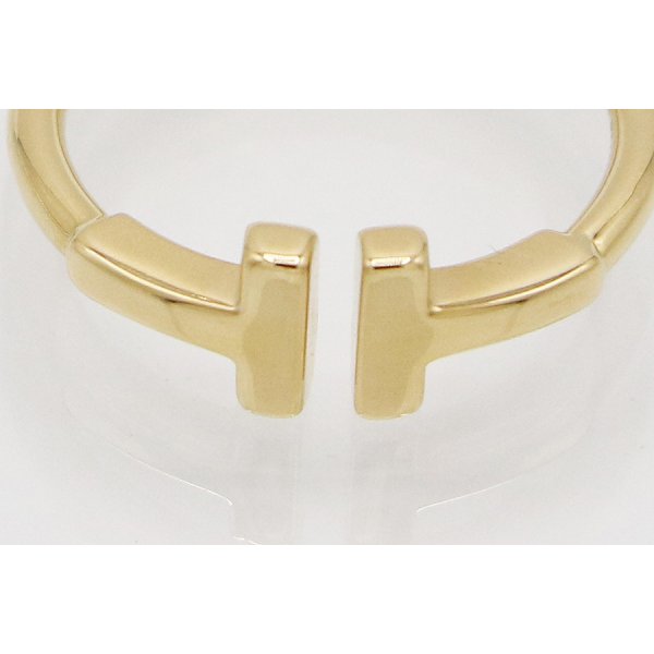 ティファニー　750YG ティファニーT ワイヤーリング 2.70g　拡大