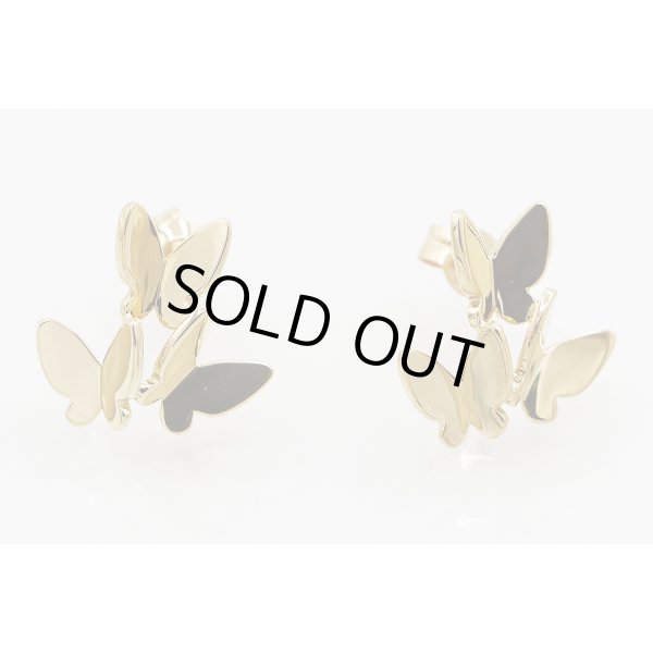 アーカー　K18 パピヨンブリリアン ピアス 2.30g