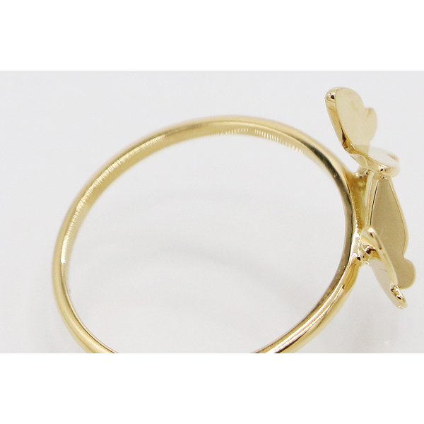 アーカー　K18 パピヨンブリリアン リング 1.80g　内側