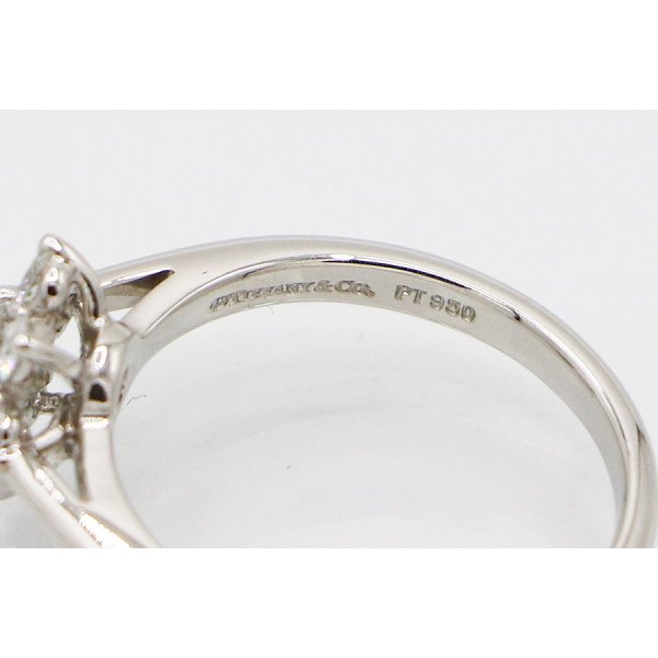 ティファニー　PT950 バターカップ ダイアイリリング 4.00g　刻印