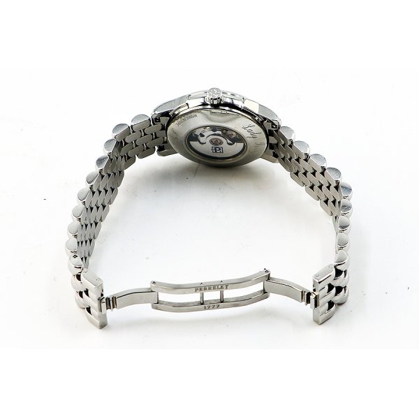 ペルレ　レディーテンペスト　Ｌ．ＴＥＭＰ－ＳＳＢＢＤ　青シェル文字盤　８Ｐ　ブレス