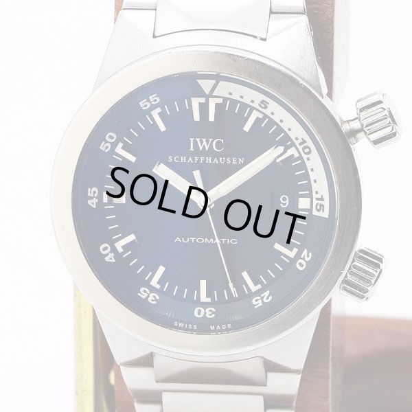 ＩＷＣ　アクアタイマー　ＩＷ３５４８０５　黒文字盤　２ツリューズ
