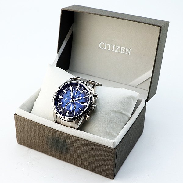 シチズン　アテッサ　ディアコレクション　ＡＴ８１８１－７１Ｌ　紺文字盤　箱