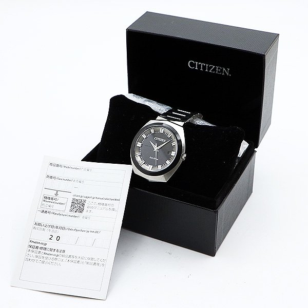 シチズン　クリエイティブラボ　ＢＮ１０１４－５５Ｅ　黒文字盤　箱・保証書