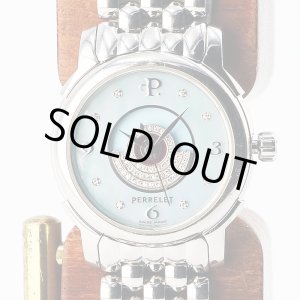 画像: ペルレ　レディーテンペスト　Ｌ．ＴＥＭＰ－ＳＳＢＢＤ　青シェル文字盤　８Ｐ