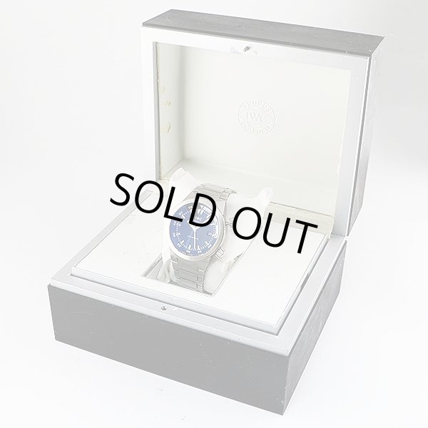 ＩＷＣ　アクアタイマー　ＩＷ３５４８０５　黒文字盤　２ツリューズ　箱