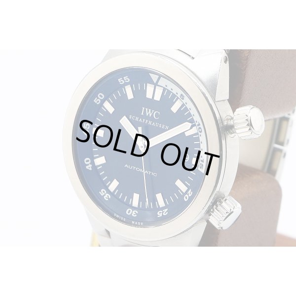 ＩＷＣ　アクアタイマー　ＩＷ３５４８０５　黒文字盤　２ツリューズ　サイド拡大