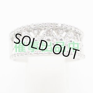 画像: PT900 ダイアイリリング 0.80ct 6.10g