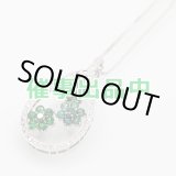 画像: K18WG アレキサンドライトガーネットダイアイリペンダントネックレス 0.94ct 1.60ct 0.38ct 14.20g