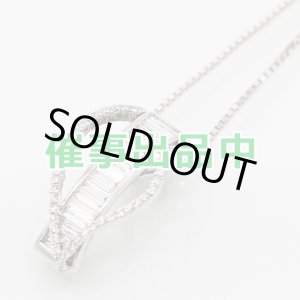 画像: PT900/850 ダイアイリペンダントネックレス 1.50ct 13.20g