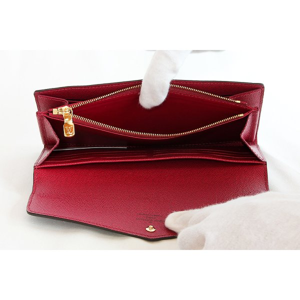 ルイ・ヴィトン　ポルトフォイユ・サラ M62234 フューシャ　中身