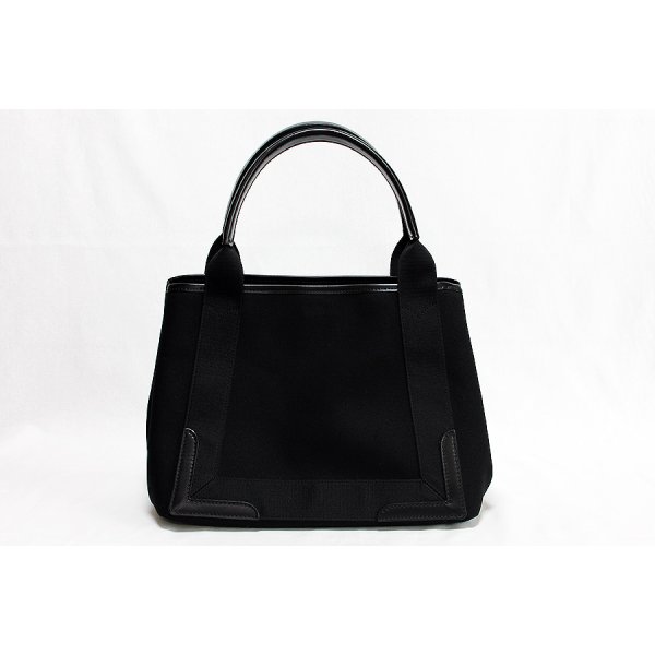 バレンシアガ　ネイビーカバスS 339933 ブラック　裏面