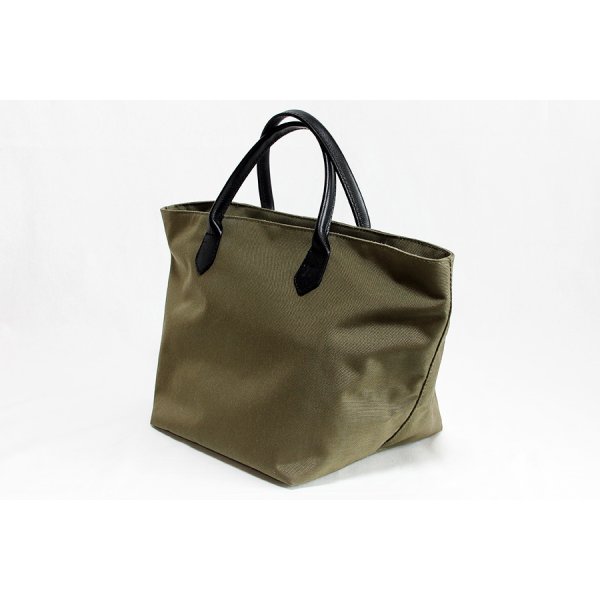 エルベシャプリエ　レザーハンドル舟型トートM 1407C トープ　サイド