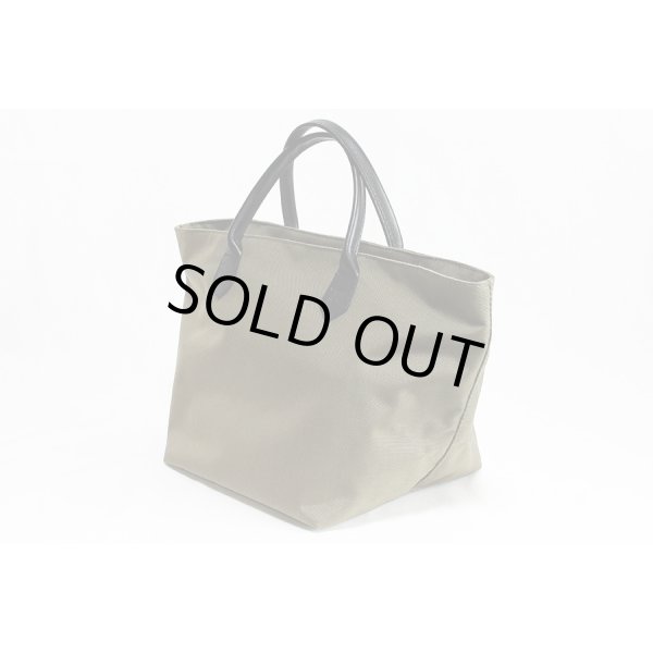 エルベシャプリエ　レザーハンドル舟型トートM 1407C トープ　サイド