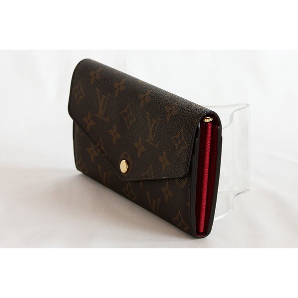 ルイ・ヴィトン　ポルトフォイユ・サラ M62234 フューシャ　サイド