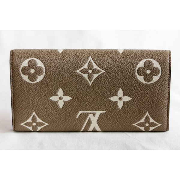 ルイ・ヴィトン　ポルトフォイユ・サラ NM M81049 トゥルトレール クレーム　裏面