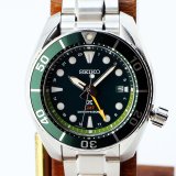 画像: セイコー　プロスペックソーラーダイバーＧＭＴ　ＳＢＰＫ００１　緑文字盤