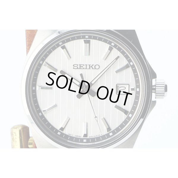 セイコー　コレクション　ＳＢＴＨ００１　銀文字盤　表面拡大