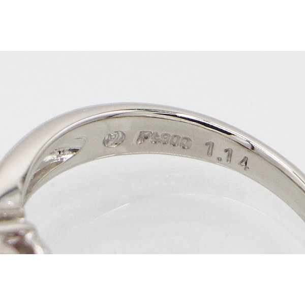 タサキ　PT900 ルビーダイアイリリング 1.14ct 0.23ct 5.00g　刻印
