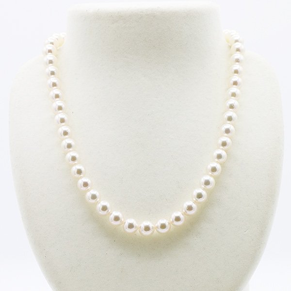 タサキ　SV パールネックレス　装着イメージ