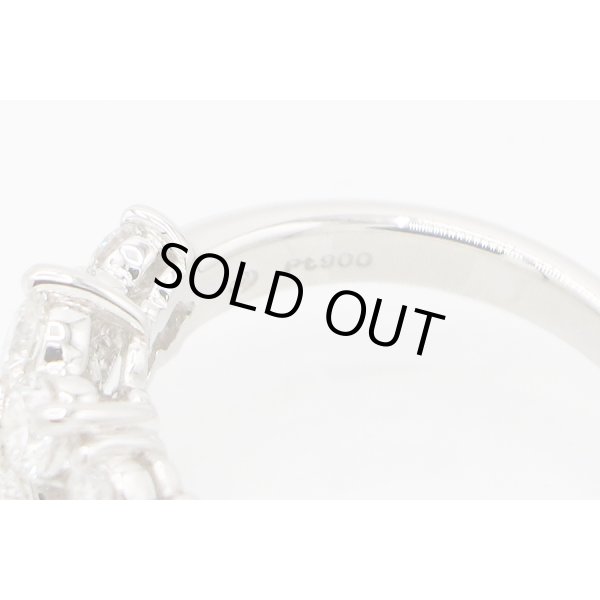 タサキ　PT900 ダイアイリリング 0.87ct 6.10g　刻印