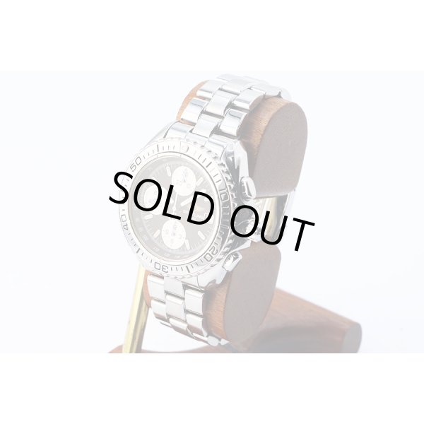 ブライトリング　クロノシャーク　Ａ１３０６１　黒文字盤　銀インダイアル　サイド