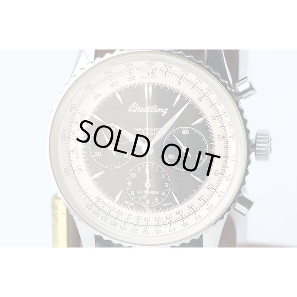 ブライトリング　ナビタイマー　モンブリラン　Ａ３００３０　黒／銀文字盤　表面拡大