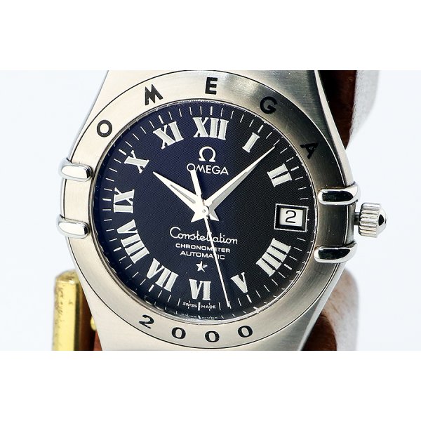 オメガ　コンステレーション　１５０４．５０　黒文字盤　２０００年限定　表面拡大