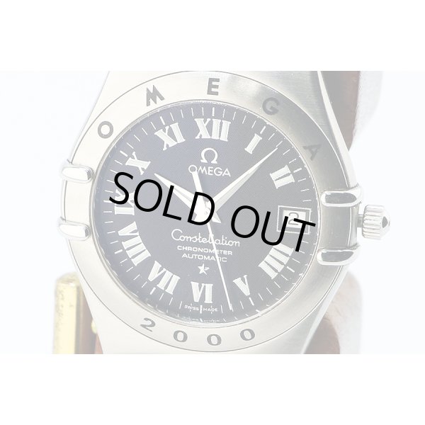 オメガ　コンステレーション　１５０４．５０　黒文字盤　２０００年限定　表面拡大